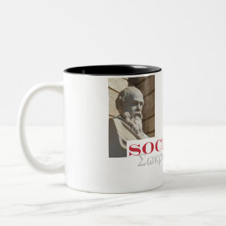 Tasse 2 Couleurs Socrates est mon héros
