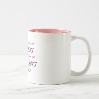Tasse 2 Couleurs Soeurs dans le rose