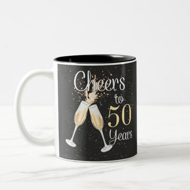 Tasse 2 Couleurs Soirée de 50 ans 50e anniversaire (Gauche)
