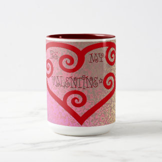 Tasse 2 Couleurs Sois mon coeur de Saint-Valentin