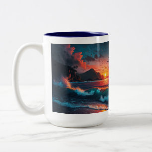 TASSE 2 COULEURS SOLEIL ISLAND #1