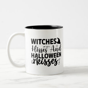Tasse 2 Couleurs Sorcières Baisers Et Baisers D'Halloween