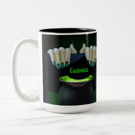 Tasse 2 Couleurs Sorcières noires et vertes