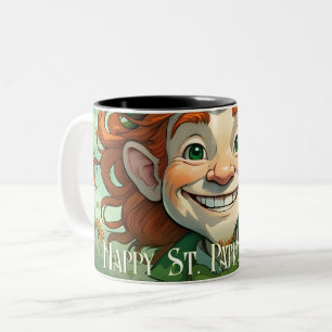 Tasse 2 Couleurs Sourires chanceux à la Saint-Patrick