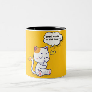 Tasse 2 Couleurs Souris ou poisson ? - animal de compagnie drôle -