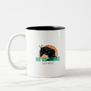 Tasse 2 Couleurs Soyez Forte Comme Un Loup