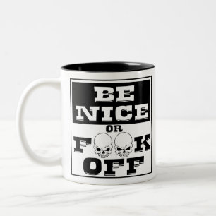 Tasse 2 Couleurs Soyez Gentils Ou Désactivés #USAPatriotGraphics ©