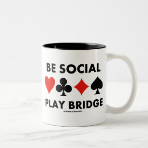 Tasse 2 Couleurs Soyez pont social de jeu (quatre costumes de