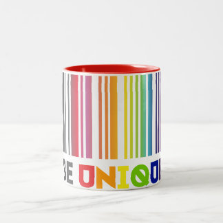 Tasse 2 Couleurs Soyez Unique Code Barre Lgbt Pride