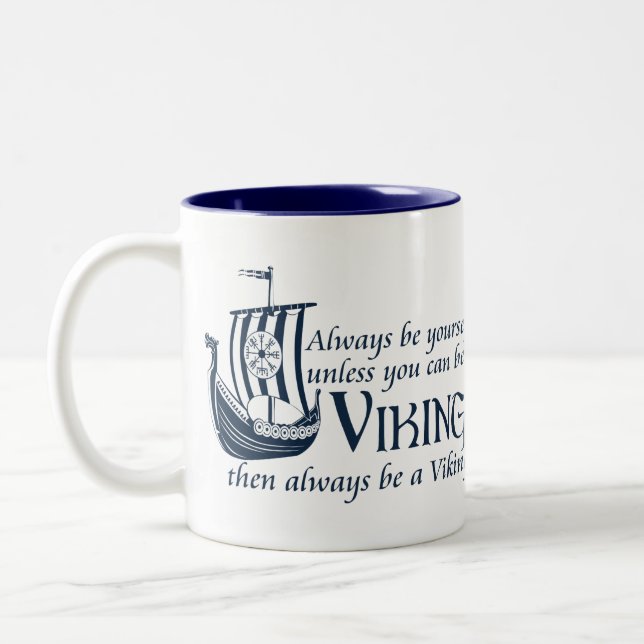 Tasse 2 Couleurs Soyez Viking ! (Gauche)