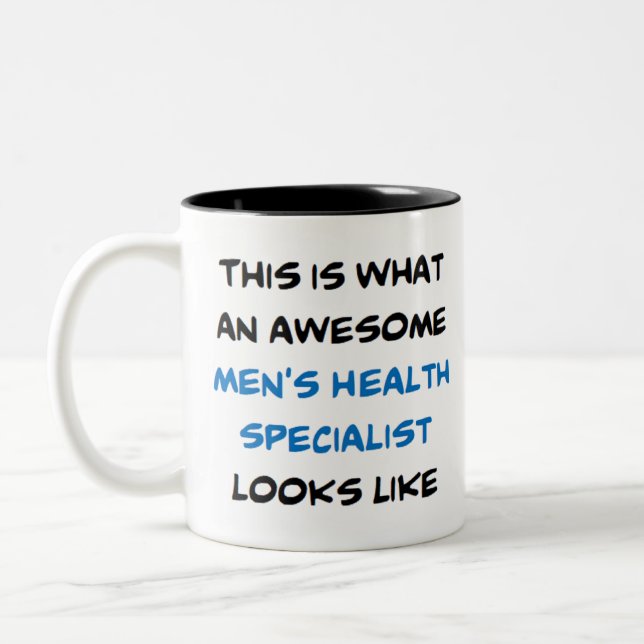 Tasse 2 Couleurs spécialiste de la santé des hommes, génial (Gauche)