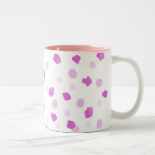 Tasse 2 Couleurs Speckles roses