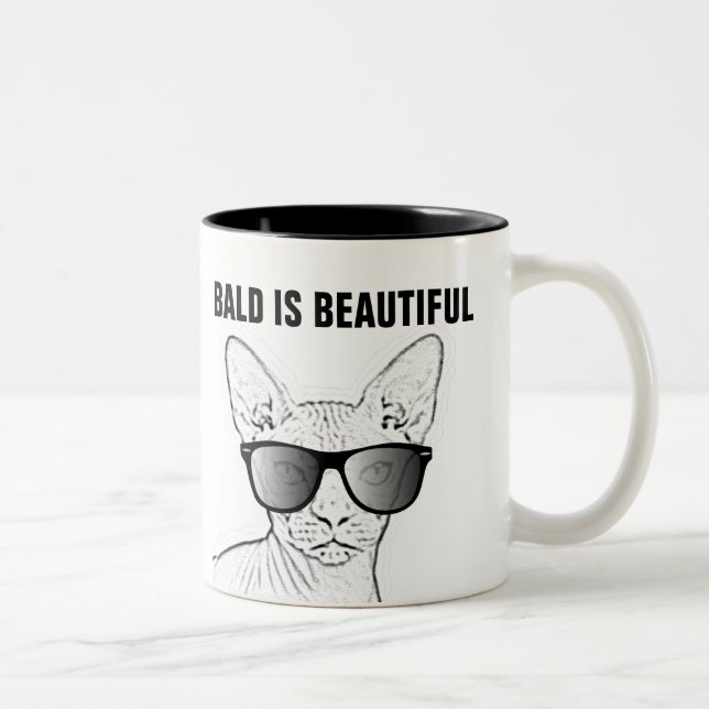 Tasse 2 Couleurs SPHYNX Coffee Mugs, Bald est magnifique (Droit)