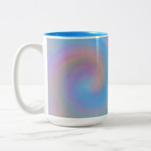 Tasse 2 Couleurs Spirale Iridescendante