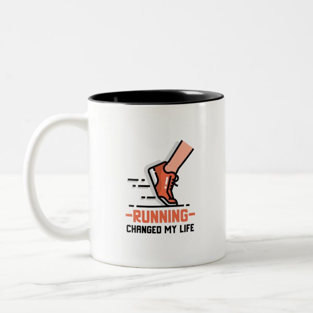 Tasse 2 Couleurs sports pour coureurs (Gauche)