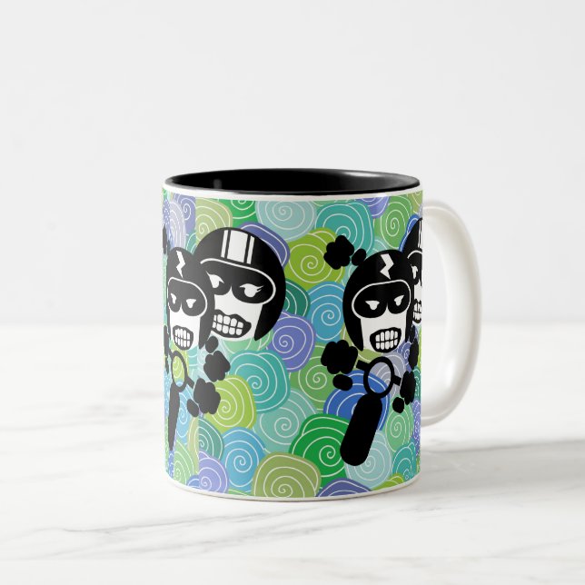 Tasse 2 Couleurs Sports & Road Trip Motorcycles Amateurs (Devant droit)
