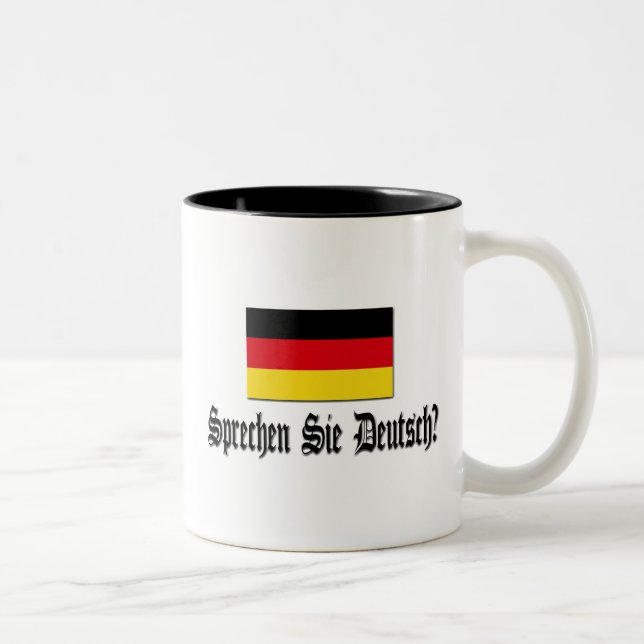 Tasse 2 Couleurs Sprechen Sie Allemand ? (Droit)