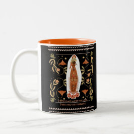 Tasse 2 Couleurs Spring Gardening Rose Folk Art