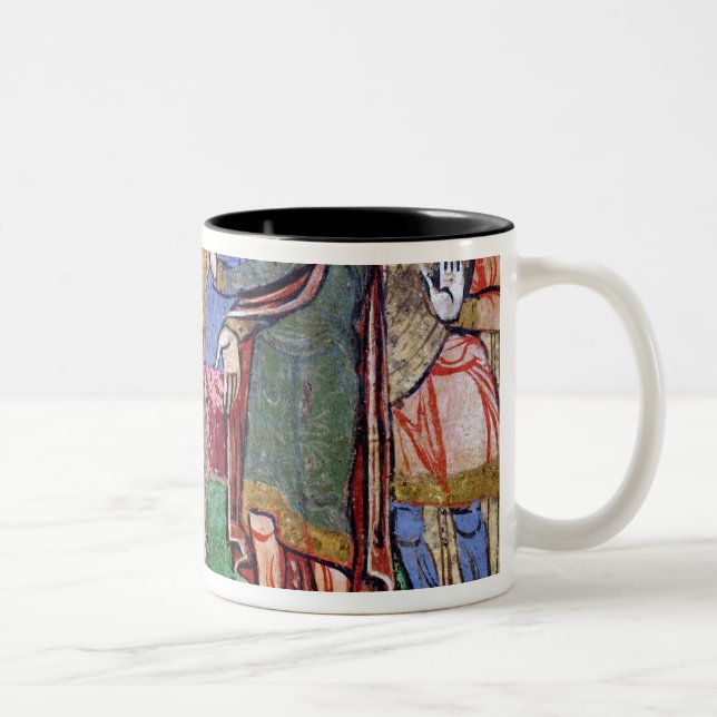 Tasse 2 Couleurs St Radegund mené avant Clothar I (Droit)