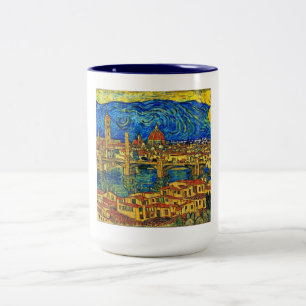 Tasse 2 Couleurs Starry Starry Night Florence Italie