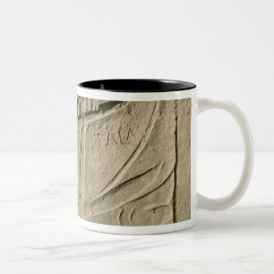 Tasse 2 Couleurs Stela dépeignant un bateau d'aviron 'Felix Itala
