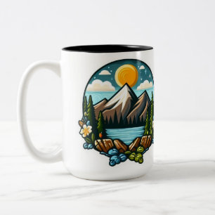 Tasse 2 Couleurs Sticker Motivation du matin