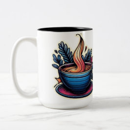 Tasse 2 Couleurs Sticker Motivation du matin