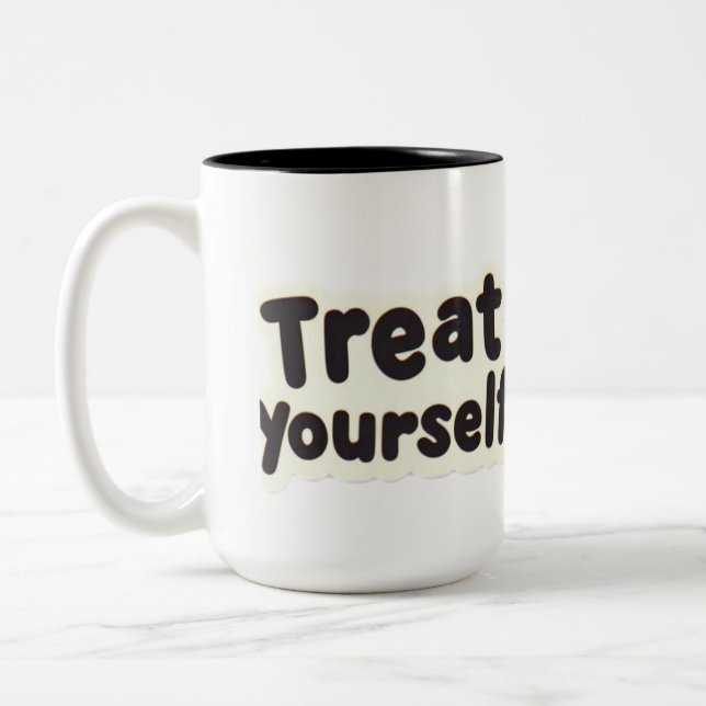 Tasse 2 Couleurs Sticker Sweet Traitements (Gauche)
