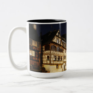 Tasse 2 Couleurs Strasbourg en voyage de nuit