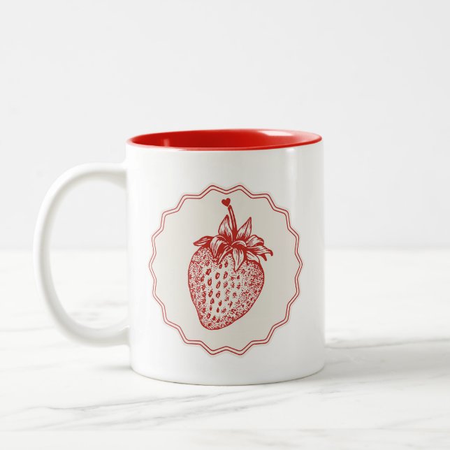 Tasse 2 Couleurs Strawberry (Gauche)