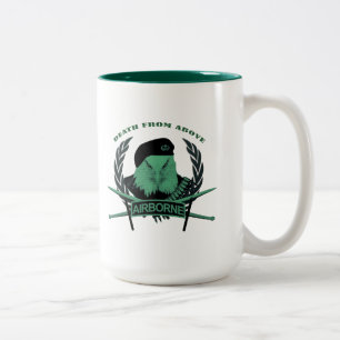 Tasse 2 Couleurs Style militaire d'insignes de troupes aéroportées