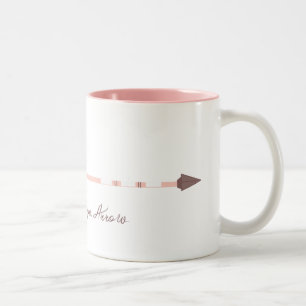 Tasse 2 Couleurs Suivez votre flèche là où qu'elle dirige la tas