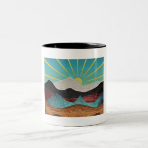 Tasse 2 Couleurs Sunrise Imaginaire de montagne