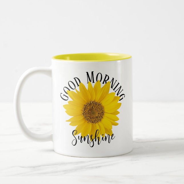 Tasse 2 Couleurs Sunshine Jaune du matin (Gauche)