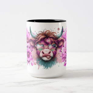 Tasse 2 Couleurs Super Highland Bloom