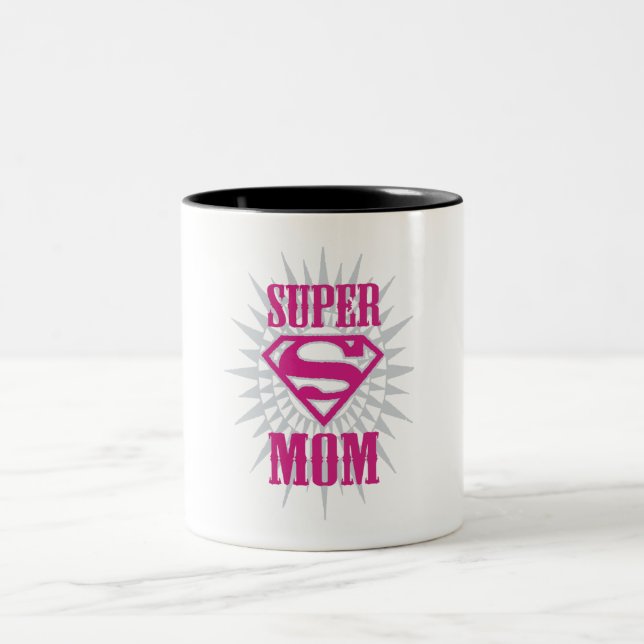 Tasse 2 Couleurs Super Maman Starburst (Centre)