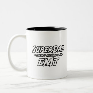 Tasse 2 Couleurs Super papa...EMT