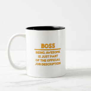 Tasse 2 Couleurs Superbe Patron .. Description officielle du poste