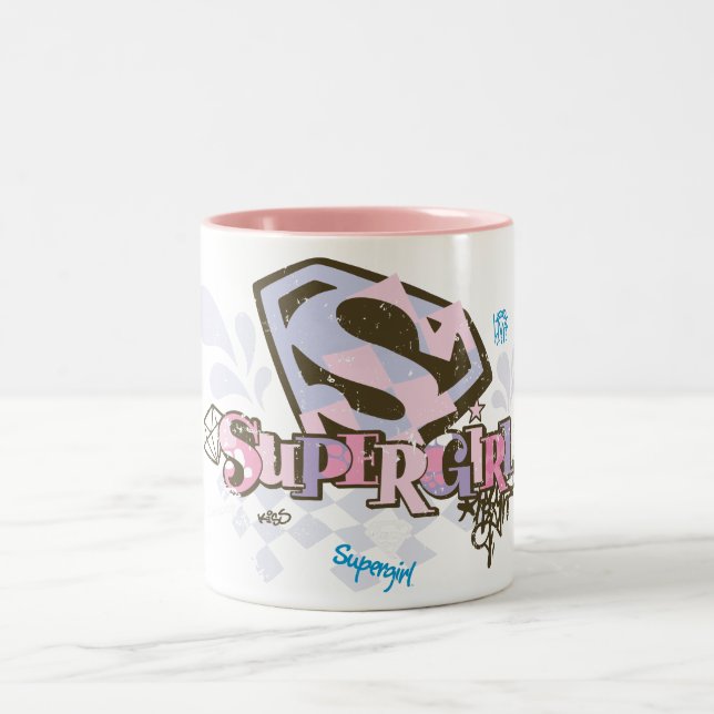 Tasse 2 Couleurs Supergirl 1 tellement fabuleux (Centre)