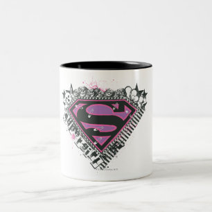 Tasse 2 Couleurs Supergirl goupille le logo