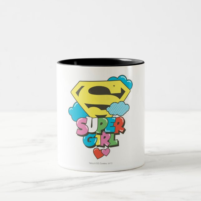 Tasse 2 Couleurs Supergirl J-Pop 5 (Centre)