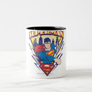 Tasse 2 Couleurs Superman avec électricité