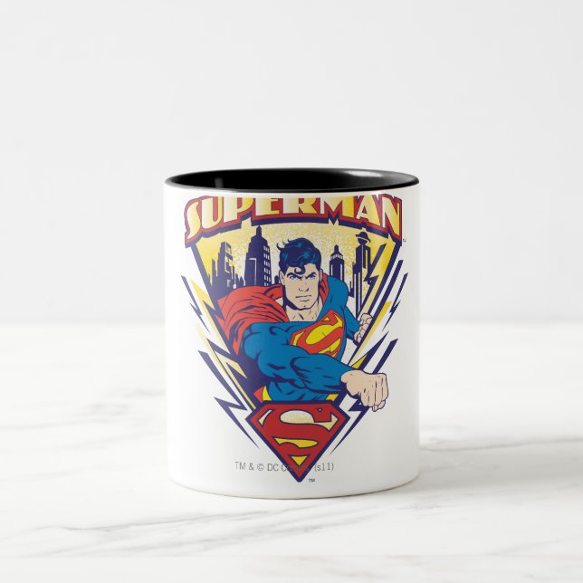 Tasse 2 Couleurs Superman avec électricité (Centre)