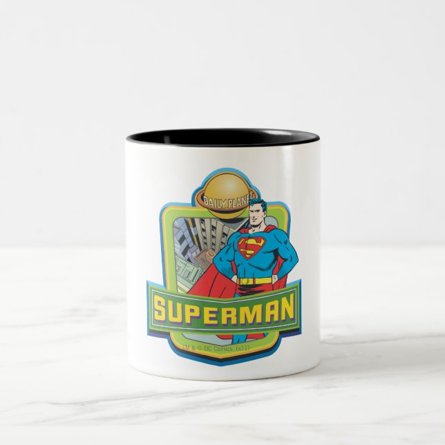 Tasse 2 Couleurs Superman - Daily Planet (Centre)