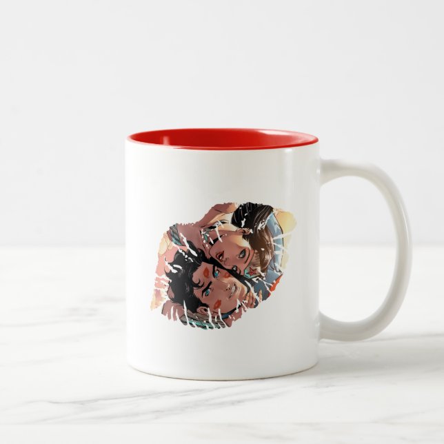 Tasse 2 Couleurs Superman/Wonder Woman Couverture comique #11 Varia (Droit)