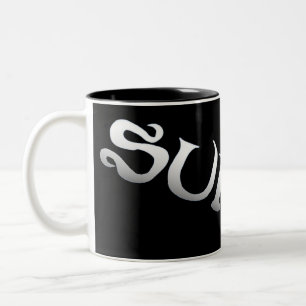 Tasse 2 Couleurs Surf noir incliné à deux tons