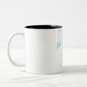 Tasse 2 Couleurs Surfer classique en pente : Je sais que je skie co