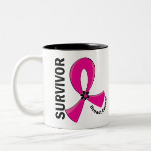Tasse 2 Couleurs Survivant 12 de cancer du sein
