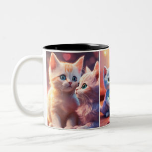 Tasse 2 Couleurs Sweet Dreams" "Kitten CompanionsMug classique, 11