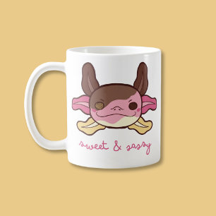 Tasse 2 Couleurs Sweet & Sassy Axolotl Neapolitan Crème glacée